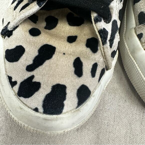 Superga FANVELVETW DALMATIAN velvet leopard dot sneaker US size 8.5 Euro 39.5 - Picture 5 of 15